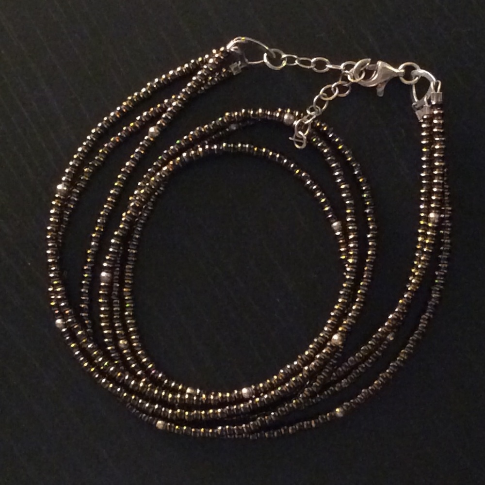 Silpada 3 Strand Bead Necklace N1591